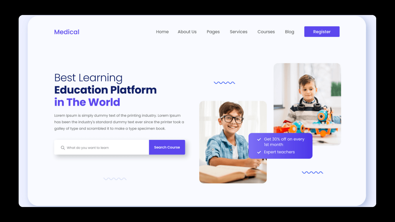 Medical Junior website developers for schools