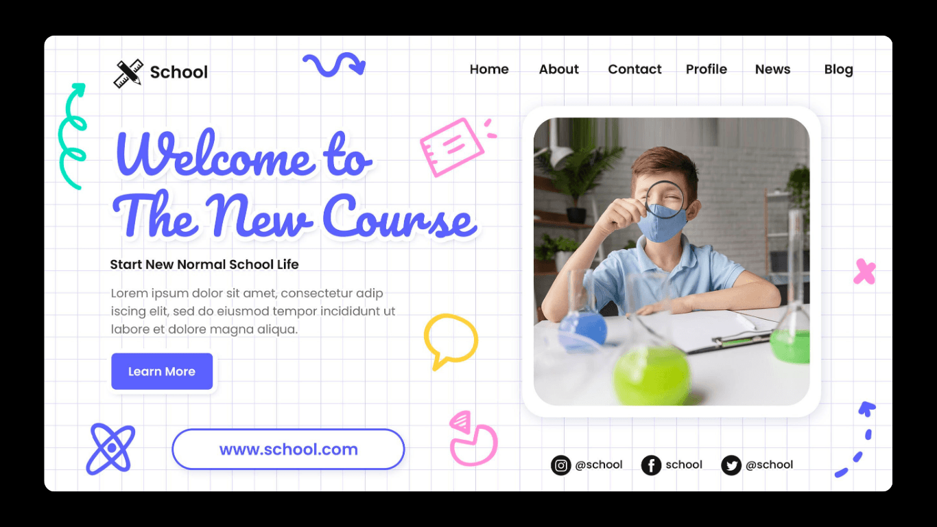 School.com website developers for schools